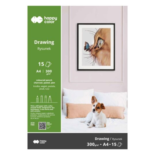 Wysokiej jakości uniwersalny blok przeznaczony do wielu technik malarskich PAPIER Śnieżnobiały papier o jedwabiście gładkiej powierzchni Pozwala na uzyskiwanie miękkich przejść tonalnych Idealna biel papieru zapewnia mocne kontrasty w rysunkach fantasy, komiksowych i manga Bezkwasowy, bezdrzewny, 100% celulozy Trwały, długowieczny i odporny na starzenie (ISO 9706) Certifikaty: FSC, PEFC, ISO 14001, EMAS ZASTOSOWANIE pisaki akryletemperawęgielołówekpastelekredki