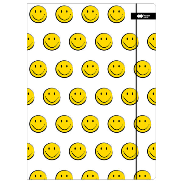 Teczka kartonowa HAPPY COLOR Fun z gumką A4 do przechowywania dokumentów i prac szkolnych