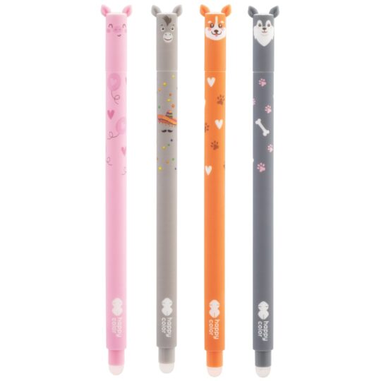 Dzięki unikalnej formule tuszu napisany tekst można łatwo wymazać Gumka do wycierania znajduje się na końcu obudowy Wkład w kolorze niebieskim (Crystal blue)