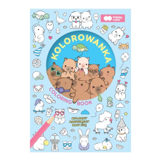Ta wyjątkowa kolorowanka to nie tylko okazja do twórczej zabawy, ale także sposób na rozwijanie spostrzegawczości i naukę przez zabawę Obok słodkich ilustracji do pokolorowania znajdziesz tu aż 8 stron z różnorodnymi zadaniami, takimi jak labirynty, znajdź różnicę czy nauka liczenia do 10 Wszystko zaprojektowane z myślą o najmłodszych – grube kontury pomagają w precyzyjnym kolorowaniu, a zadania wspierają rozwój logicznego myślenia i zdolności manualnych Format A5 5 szt. w opak.