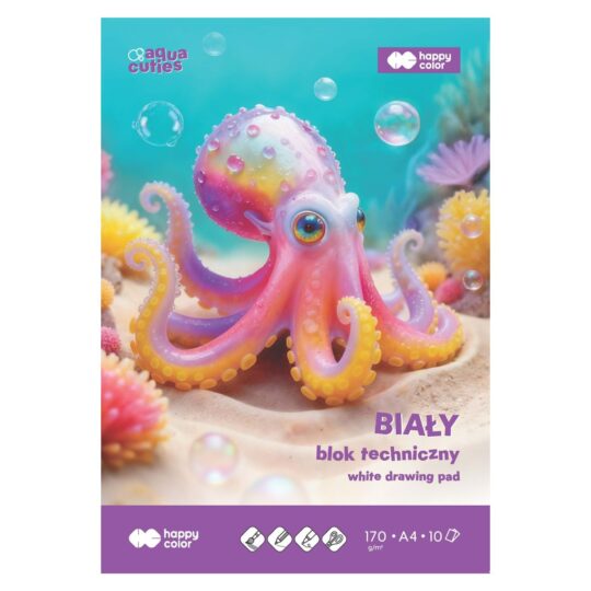 Wysokiej jakości papier do malowania i rysowania PAPIER 170 g/m2 Wysokiej jakości śnieżnobiały papier O lekko gładzonej powierzchni Odporny na wielokrotne wymazywanie gumką Bezkwasowy, bezdrzewny Certyfikaty: FSC, PEFC, ISO 14001 ZASTOSOWANIE rysunek technicznykredkiołówekpisakiskładanie modelitemperyplakatówki