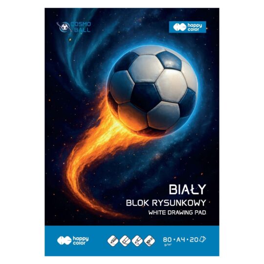 Papier o wysokiej gramaturze i lekko ziarnistej powierzchni idealnej do rysowania (FSC, PEFC, ISO 14001) Do rysowania kredkami, ołówkiem, pastelami oraz malowania farbami wodnymi 20 arkuszy 80 g/m2