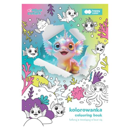 Ta wyjątkowa kolorowanka to nie tylko okazja do twórczej zabawy, ale także sposób na rozwijanie spostrzegawczości i naukę przez zabawę Obok słodkich ilustracji do pokolorowania znajdziesz tu aż 8 stron z różnorodnymi zadaniami, takimi jak labirynty czy znajdź różnicę Wszystko zaprojektowane z myślą o najmłodszych – grube kontury pomagają w precyzyjnym kolorowaniu, a zadania wspierają rozwój logicznego myślenia i zdolności manualnych Format A5 5 szt. w opak.